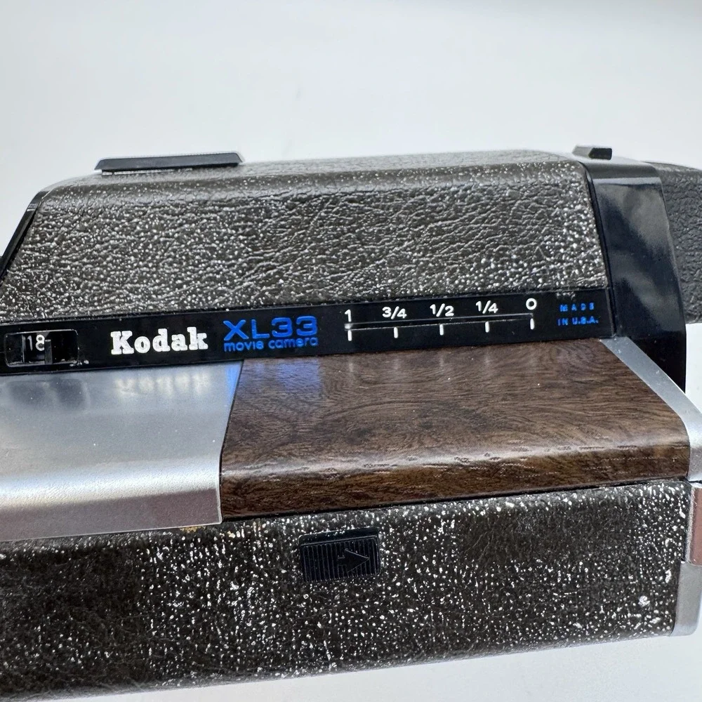 Vintage Kodak XL33 Super 8 Movie Outfit Camera In Original Box w/ Strap